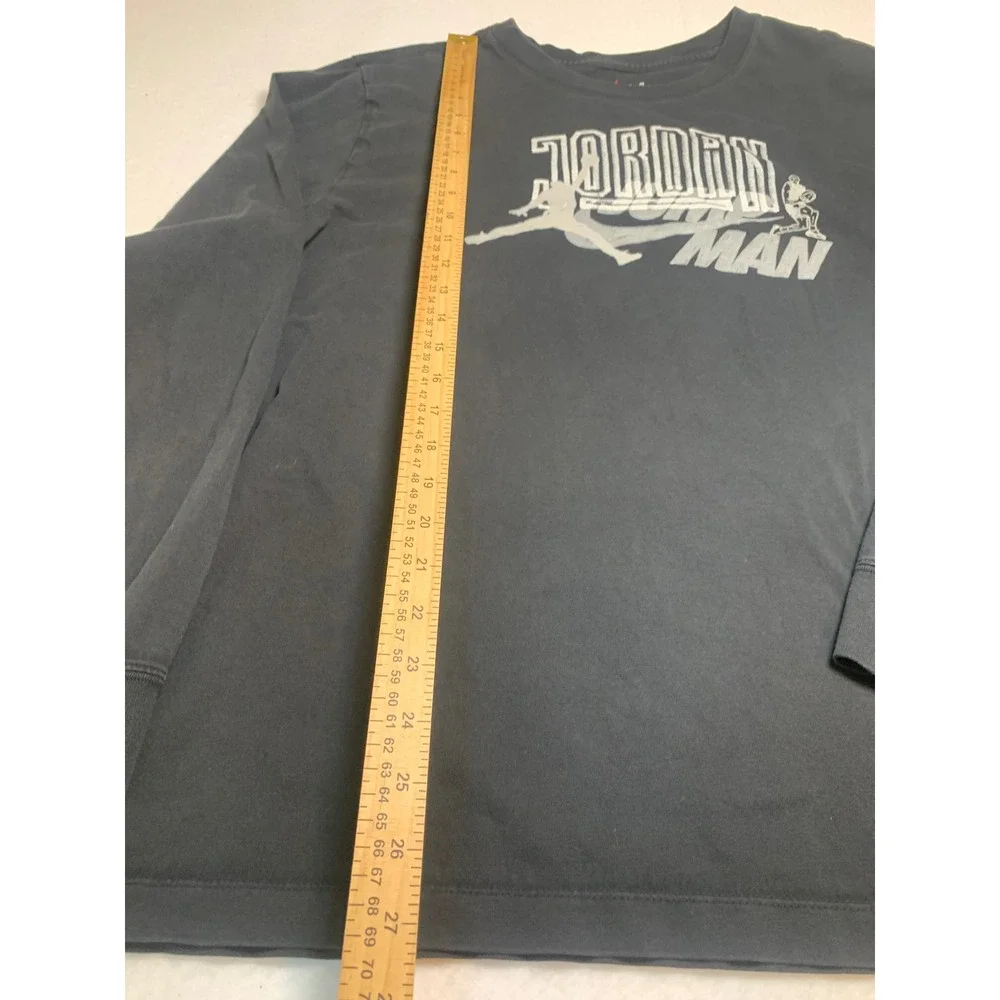 Jordan Jumpman Mens Black Long Sleeve Graphic T-Shirt XL‎ Michael Jordan Sleeve